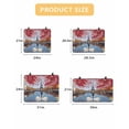thumbnail image 7 of Large Induction Cooktop Protector Mat Valentine's Day Stove Top Covers for Electric Stove, Romantic Swan Love Hearts Leaves Lake Decorative Stove Burner Cover Mats, Glass Top Stove Cover, 7 of 7