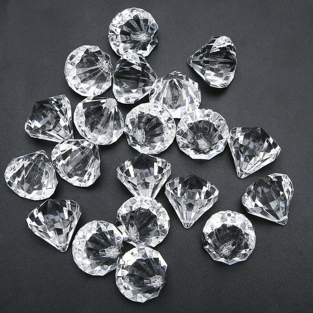 20 Piezas Colgante De Diamante Acrílico, Cortina Transparente Para El Hogar, Decoración De Cumpleaños, Adornos DIY