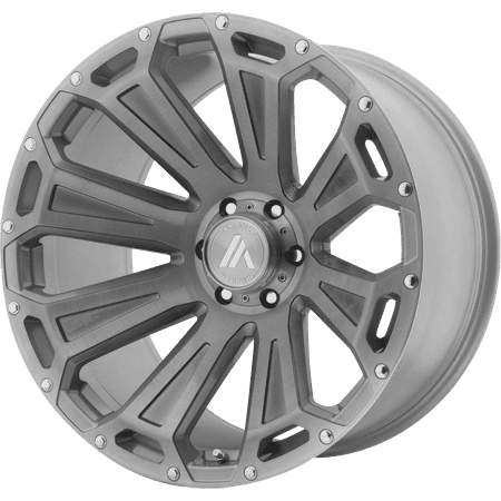 Off Road Carburetor - Asanti Off Road AB813 22x10 5x127.00 TITANIUM-BRUSHED (-12 mm) Wheels