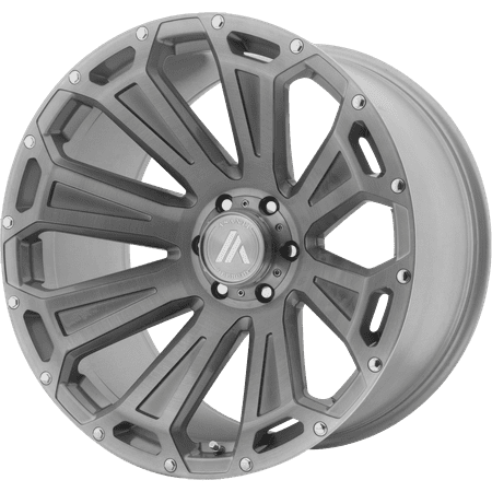 Asanti Off Road AB813 22x10 5x127.00 TITANIUM-BRUSHED (-12 mm) (Best Road Wheel Upgrade)