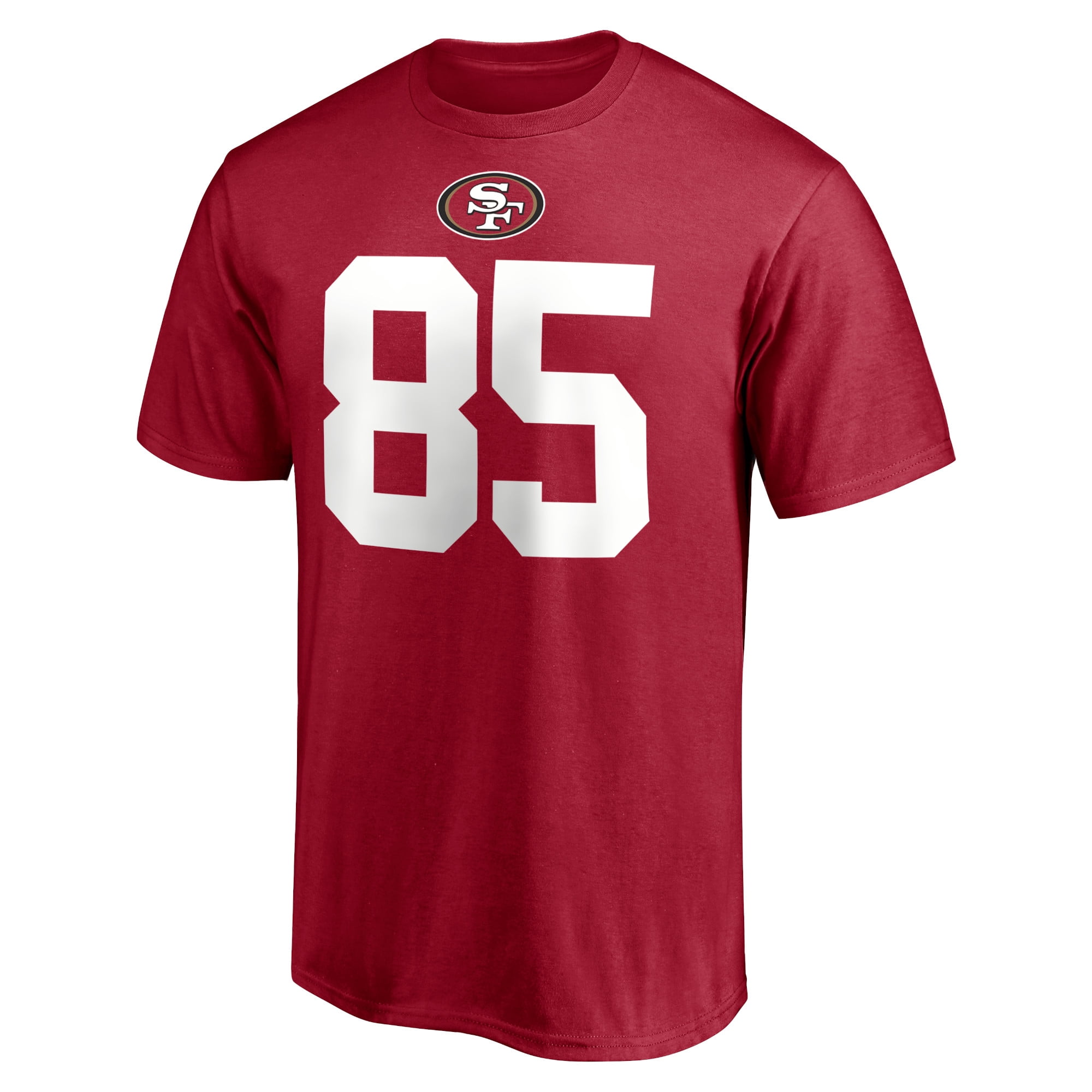 Men's Fanatics Branded George Kittle Scarlet San Francisco 49ers Athletic Coordinator T-Shirt