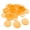 Orange, variant on BetterZ 100Pcs 19mm Bingo Chips Transparent Color Counting Math Game Counters Markers