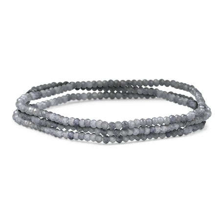 Bling Jewelry Womens Natural Stone Tiny Ombre Beads Stretch Bracelets Stackable Set of 3 Strands Bling Jewelry Womens Natural Stone Tiny Ombre Beads Stretch Bracelets Stackable Set of 3 Strands