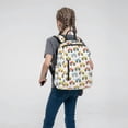 thumbnail image 5 of Naloa Cartoon Monster Trucks Print Lightweight DayBackpack Suitable for school, work, shopping, travel, etc., 5 of 5