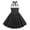 Black, variant on WUANDIXFA Halter Pinup Dresses for Girls 50s Pin up Dress Girls Retro Dress 1950s Vintage Dress Kids A line Party 50's Polka Dot Dress (Blue, 9-10 Years)