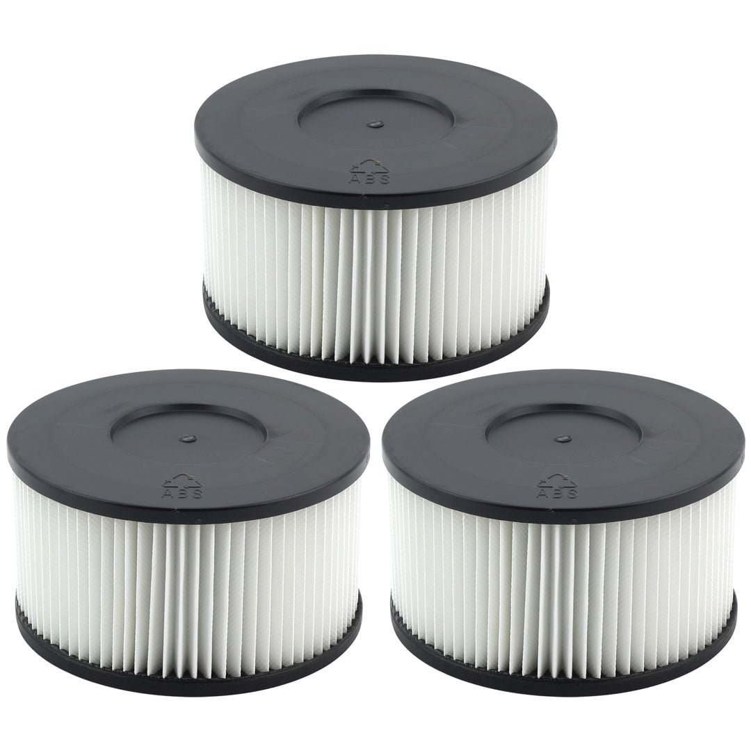 3 Pack Wet Dry Vac HEPA Media Filter Replacement For Felji Ash Vacuum