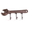 thumbnail image 1 of Soporte de hierro con forma de llave para cueva de hombre, garaje o entrada Perchero industrial vintage para llaves y abrigos, 1 of 6