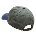 thumbnail image 3 of Happy Camper Embroidered Pigment Dyed Wash Caps - Olive Navy OSFM, 3 of 5