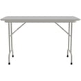 thumbnail image 3 of Correll 24"W x 48"D Melamine Top Folding Table in Gray Granite, 3 of 3