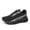 black, variant on Summer Men's Outdoor Casual Sneakers, flexible breathable running footwear, durable anti-slip traction and cushioned insole, great for sports training, city commute and light outdoor exercise.