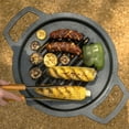 thumbnail image 5 of Solo Stove Ranger Grill Cooking Bundle, Cast Iron Grate, Fire Pit Grill + Hub for Elevation, 5 of 7