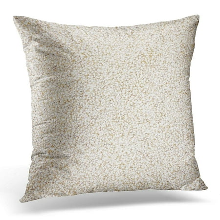 ECCOT Beige Berber Carpet Brown Abstract Pillowcase Pillow Cover Cushion Case 16x16