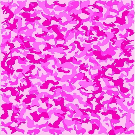 Pink Camoflauge Edible Image Icing Cake Topper for Quarter Sheet Cake, by TNCT