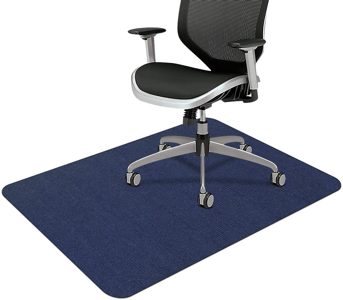 Carpet Protector Thick Large Anti Slip Floor Cover with Skid Resistant Studded Bottom PVC Office Floor Protector for Personal Home Professional Office Use Rectangular Chair Mat 