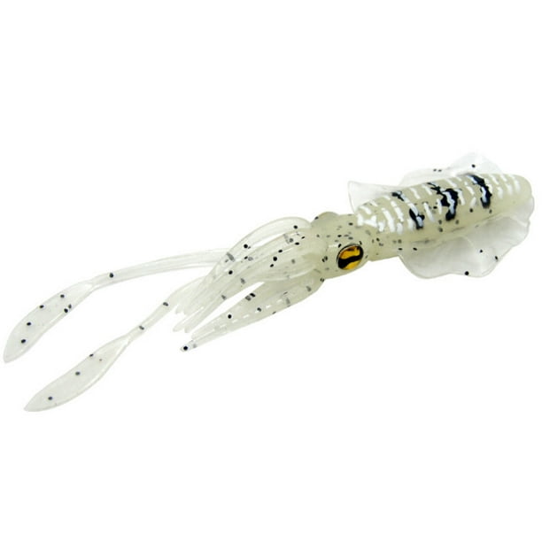 Leurre Souple de pêche Leurre Calamar mer 15g - 15cm Appât Souple Poulpe de  Peche avec Plomb - Leurres Calamar Octopus Peche avec HameçonJU 