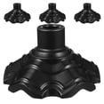 thumbnail image 1 of 4 fundas para patas de silla Moon - Protectores de patas de 16 mm para sillas de camping - Almohadillas para patas de mesa, accesorios para camping al aire libre, patas de mesa, color negro, 1 of 7
