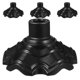 thumbnail image 1 of 4 fundas para patas de silla Moon - Protectores de patas de 16 mm para sillas de camping - Almohadillas para patas de mesa, accesorios para camping al aire libre, patas de mesa, color negro, 1 of 7