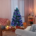 thumbnail image 6 of Ktaxon Christmas Tree 6ft Traditional with Colour Changing Lights Artificial Xmas Tree, Indoor Holidays Decoration, 6 of 8