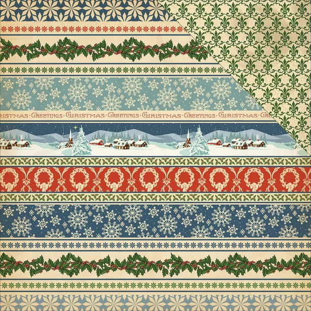 Christmas Wonderland Double-Sided Cardstock 12 Inch X 12 Inch-Chri