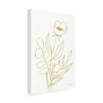 thumbnail image 2 of Becky Thorns 'Rooted Florals IV Gold' Canvas Art, 2 of 4