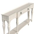 thumbnail image 5 of Sanibel Wood Grand Console Table in Cream, 5 of 6
