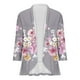 thumbnail image 4 of Cárdigan de mujer con estampado sin posicionamiento, de moda, holgado, de encaje, top de poliéster para mujer, 4 of 4