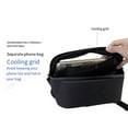 thumbnail image 4 of Yuarrent Bolsa de cintura OxfordCloth impermeable para motocicleta, Pedal de haz delantero, cesta frontal, bolsa de manillar portátil Ropa Deportiva, Zapatos, 4 of 6