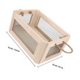 thumbnail image 2 of COOPHYA 1Set Storage Organizer Wooden Metal Cube for Home Decor in Living Room, 2 of 5