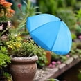 thumbnail image 2 of Plant Umbrellas for Outdoor Plants - 25 Inch Adjustable Angles Plant Shade Umbrella, Weather Resistant Garden Shade Cover, Sun Protection Umbrella for Potted Plants Garden Bed Flower Pot-Blue, 2 of 11