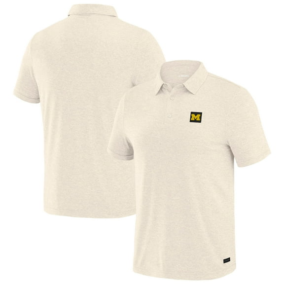 Men's J. Palmer Tan Michigan Wolverines Four Down Polo