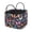 Colorful Butterfly Print, variant on Garronmavis Ladybug Heart Print Quilted Laundry Basket with Handles, Foldable Large Capacity Fabric Laundry Hamper, Decorative Storage Basket for Bedroom, Nursery, Bathroom, Kids Room