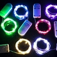 thumbnail image 4 of 12 Pack Fairy Lights Battery Operated String Lights 6.6ft 20 Led Waterproof Silver Wire Light for DIY Party Wedding Christmas Valentines Day Decoration, 4 of 12