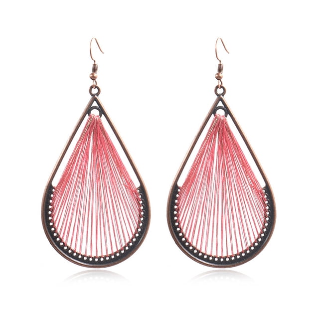 Guardurnaity Pendientes de 2 uds., cadena con personalidad, alambre para la oreja, gancho colgante informal, accesorios de joyería para fiestas, Type10 NO10