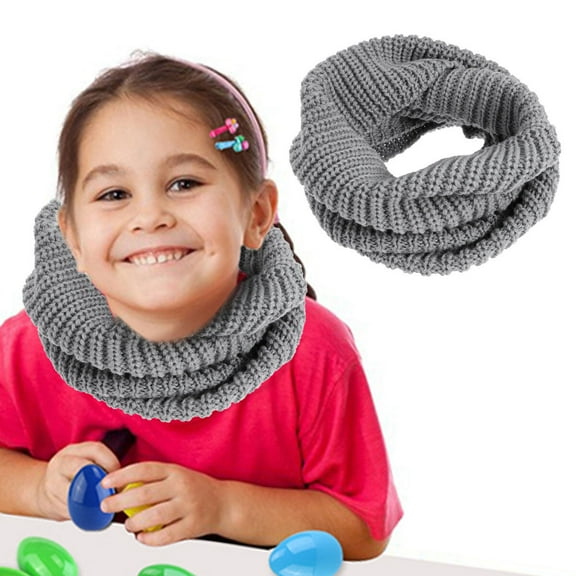 WHAMVOX Warm Winter Scarf in Light Grey Artificial Wool Very Comfortable and Easy to Match with Overall Suit 7 inch x 60 inch