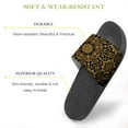 thumbnail image 3 of GZHJMY Stylish Slides for Women Men, Round Golden Pattern with Arabesques and Floral Soft Flexible Slip-on Sandals Slippers, 3 of 7