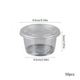 thumbnail image 4 of BAOPAI 50pcs Plastic Dessert Cups With Lids Transparent Disposable Pudding Jelly Cups For Parfaits Yogurt And Party Snacks, 4 of 6