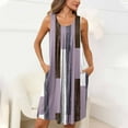 thumbnail image 7 of WJHWSX Nightgowns for Women,Womens Nightgown,Pockets,Slip-On,Printed,Purple,L, 7 of 7