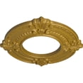 thumbnail image 3 of Ekena Millwork 9"OD x 4 1/8"ID x 5/8"P Benson Ceiling Medallion (Fits Canopies up to 4 1/8"), Hand-Painted Pharaohs Gold, 3 of 7
