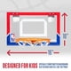 thumbnail image 4 of Miniaro de baloncesto Franklin Sports NBA Kids con 30 pegatinas, 4 of 9