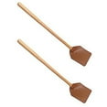 thumbnail image 1 of 2X Matamoscas de PU Matamoscas Manual Resistente con Manejar de Madera, Matamoscas de Duradero para Interiores y Exteriores, 1 of 5
