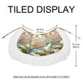thumbnail image 5 of Map Section Stunning Chiffon Beach Dress with Polyester Straps - Summer Dress for Beach Skirt Look, 5 of 6