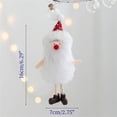 thumbnail image 2 of Noel Muñeco De Nieve Ángel Muñeca Colgante De Felpa Mini Muñeca Árbol De Navidad Fiesta En Casa Decoración Regalo Moyic HA041427-01, 2 of 6