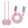 thumbnail image 3 of Cuerda de saltar con rodamiento de ejercicio, cuerdas de saltar deportivas para ejercicio para adultos que queman grasa, cuerda de saltar - Cable de rosa Cordón + Rosa sin cuerda Baoblaze Cuerda para saltar inalámbrica, 3 of 8