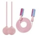 thumbnail image 3 of Cuerda de saltar con rodamiento de ejercicio, cuerdas de saltar deportivas para ejercicio para adultos que queman grasa, cuerda de saltar - Cable de rosa Cordón + Rosa sin cuerda Baoblaze Cuerda para saltar inalámbrica, 3 of 8
