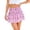 A-Pink21, variant on Womens Floral Print Ruffle Mini Skirt Smocked High Waist Casual Summer Skirts
