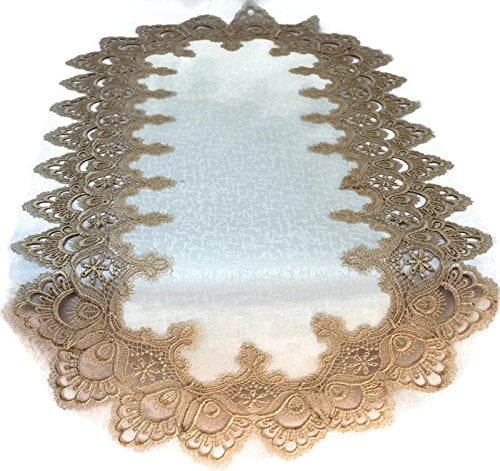 Table Runner Place Mat Dresser Scarf Or Doily Embroidered With