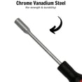 thumbnail image 5 of Teng Tools 8mm 6 Point Opening Durable Chrome Vanadium Steel Nut Driver - MDN408, 5 of 6