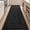 Black, variant on Microfiber Runner Rug 30" x 72", Bathroom Rug for Kitchen, Hallway