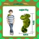 thumbnail image 2 of Juguete de peluche con diseño de lagarto con imán en el hombro para niños, 2 of 6