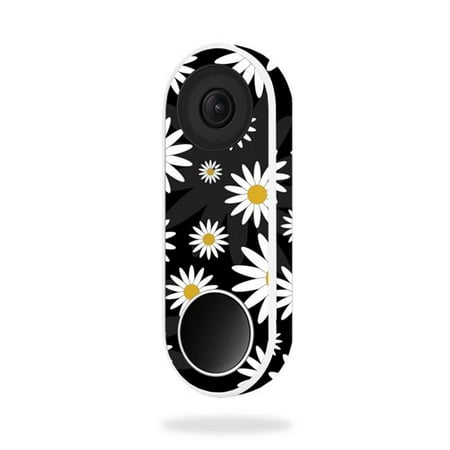 MightySkins NEHEL-Daisies Skin for Nest Hello Video Doorbell - Daisies